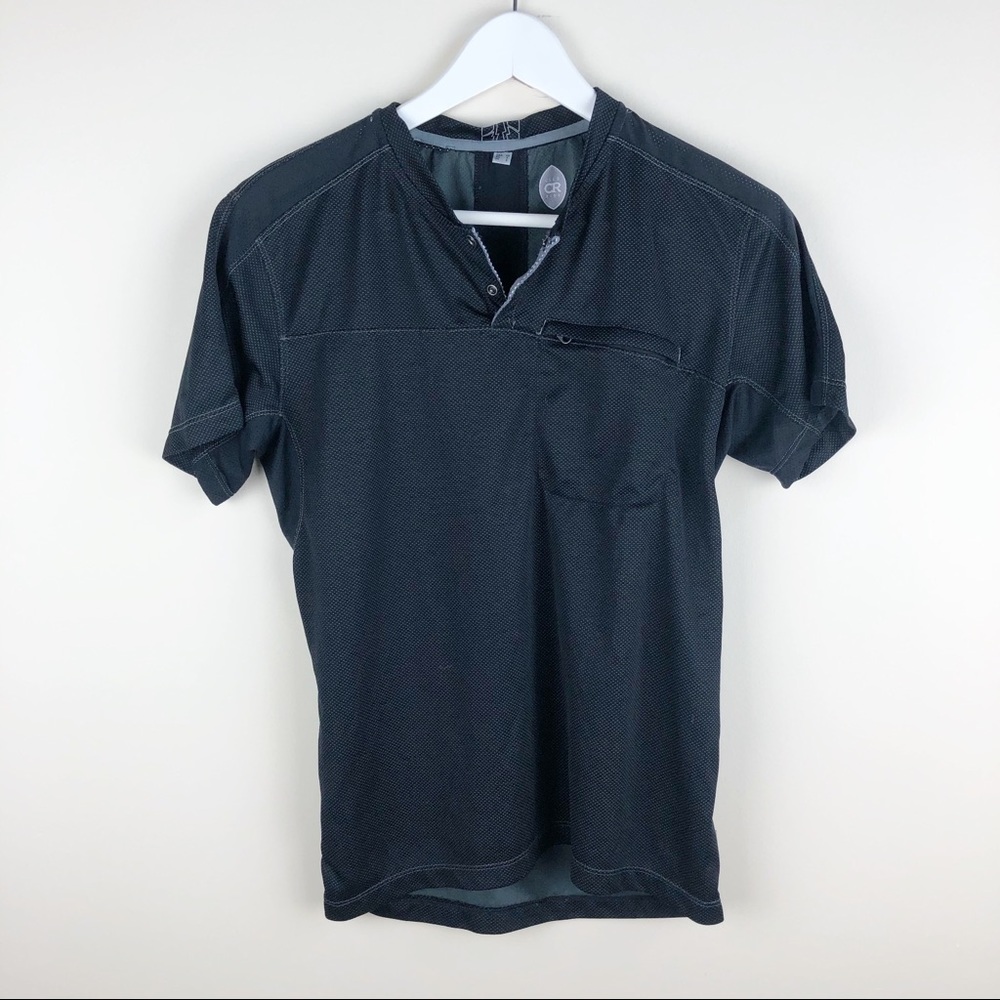 CLUB RIDE Short Sleeve Workout Shirt Black ~ Horseback ~ Mountain